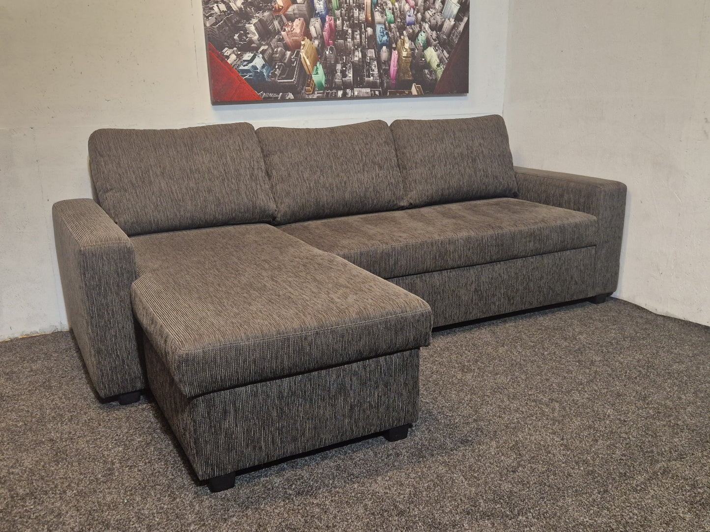 HJØRNESOFA # SOVESOFA # NYRENSET #GRATIS FRAKT*