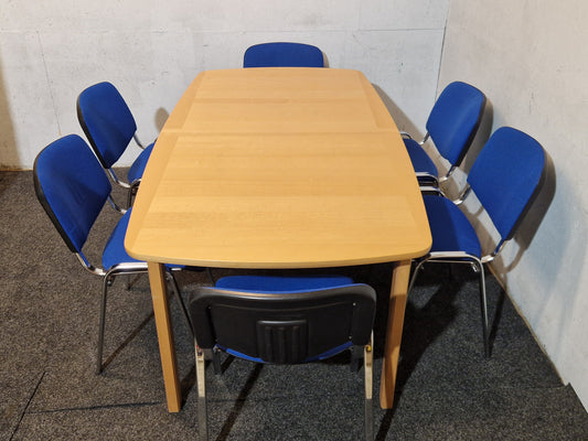 KONFERANSE/MØTEBORD MED 6 STOLER # SE PRIS! # GRATIS FRAKT*