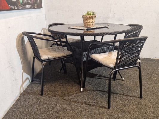 HAGEMØBLER # BORD + 4 STOLER # GRATIS FRAKT*