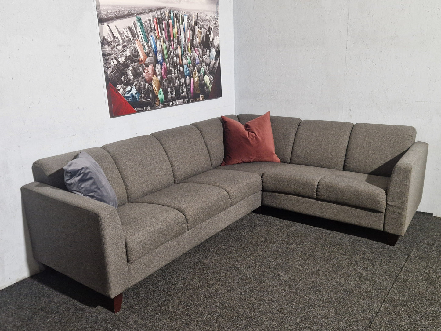 HJØRNESOFA # KORFU # NYRENSET # GRATIS FRAKT*