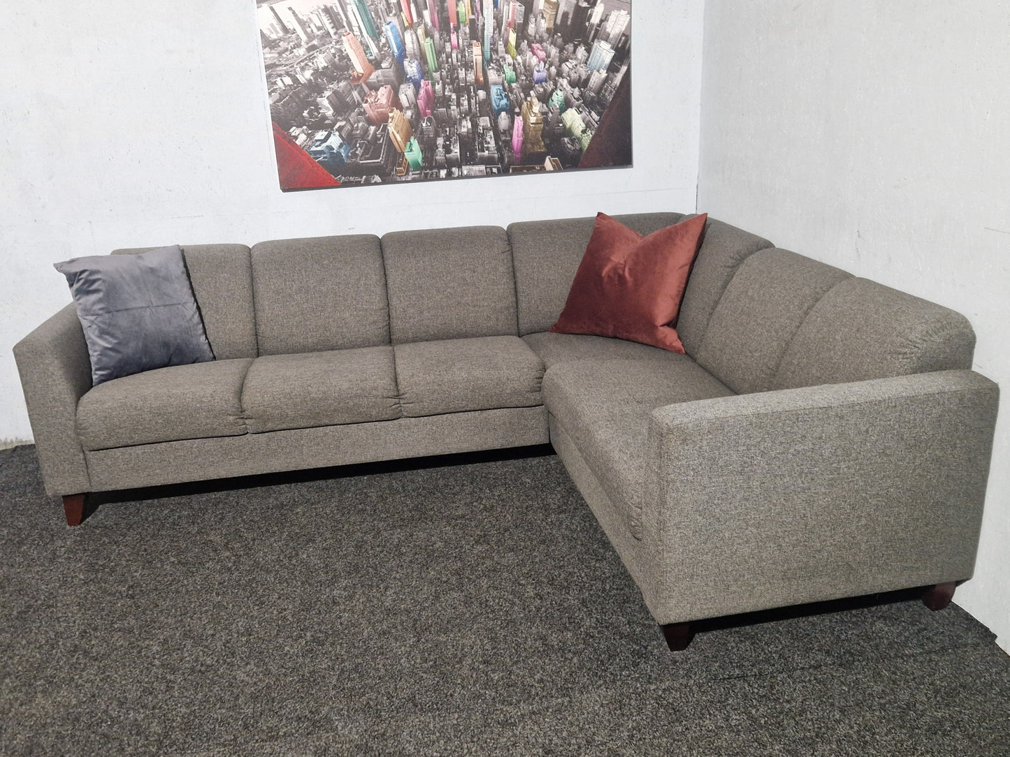 HJØRNESOFA # KORFU # NYRENSET # GRATIS FRAKT*