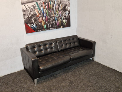 SOFA # IKEA KARLSFORS # SVART SKINN # GRATIS FRAKT*