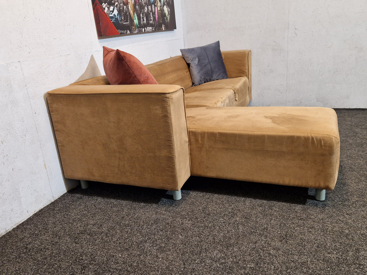 SOFA MED SJESELONG # NYRENSET # GRATIS FRAKT*