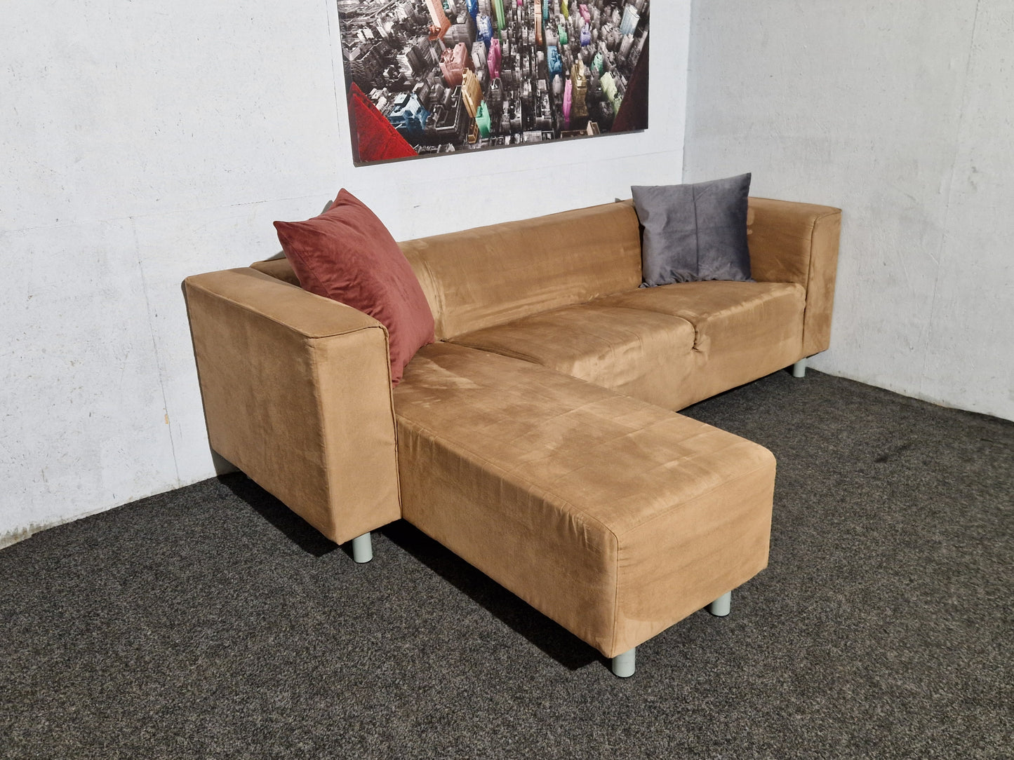 SOFA MED SJESELONG # NYRENSET # GRATIS FRAKT*