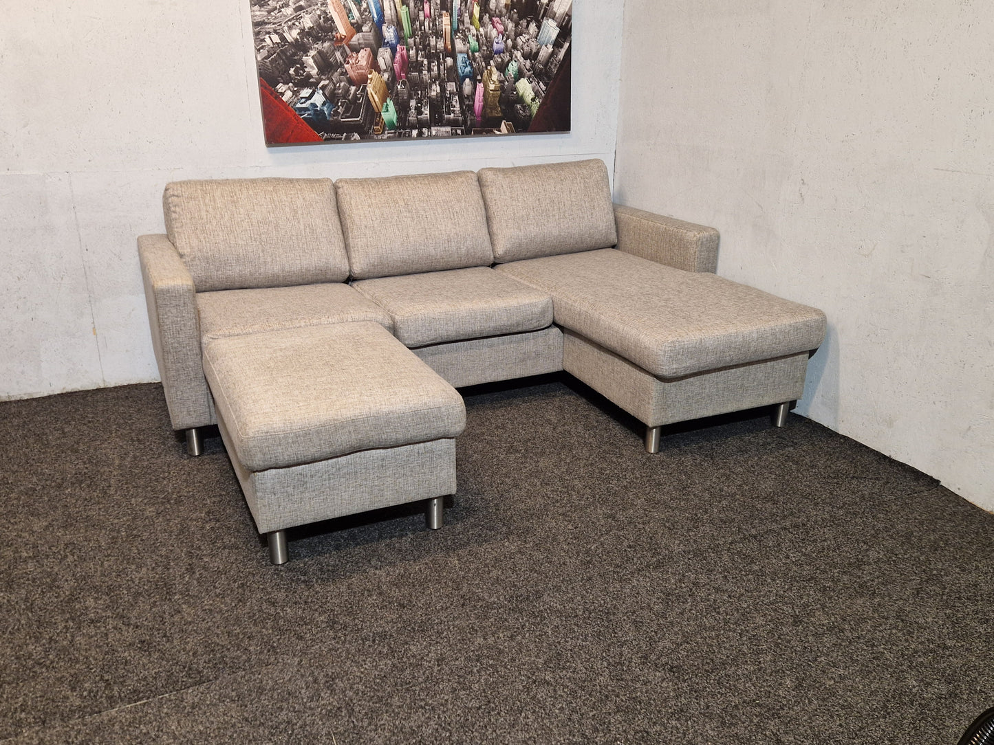 HJØRNESOFA # SJESELONG # PUFF # GRATIS FRAKT*