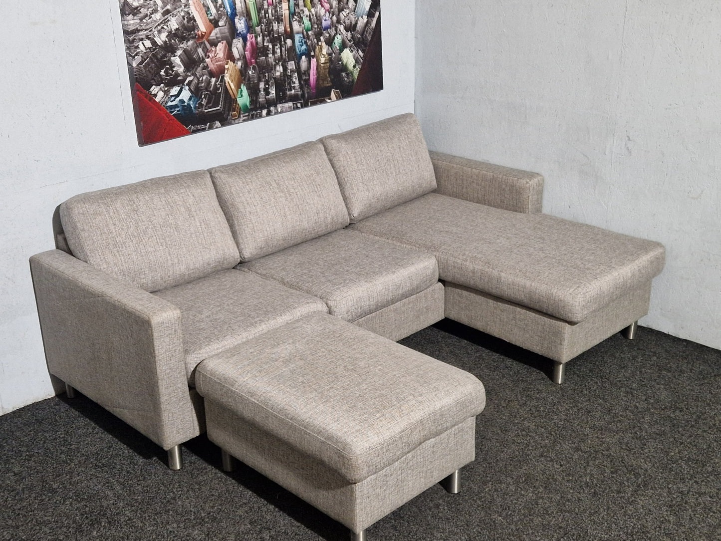 HJØRNESOFA # SJESELONG # PUFF # GRATIS FRAKT*