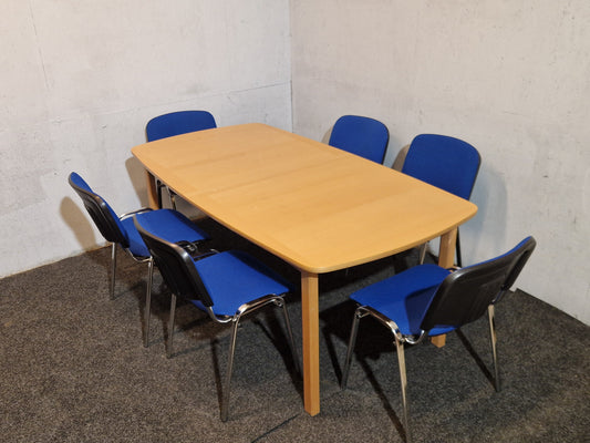 KONFERANSE/MØTEBORD MED 6 STOLER # SE PRIS! # GRATIS FRAKT*