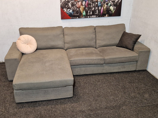 HJØRNESOFA #  VENDBAR SJESELONG # NYRENSET # GRATIS FRAKT*