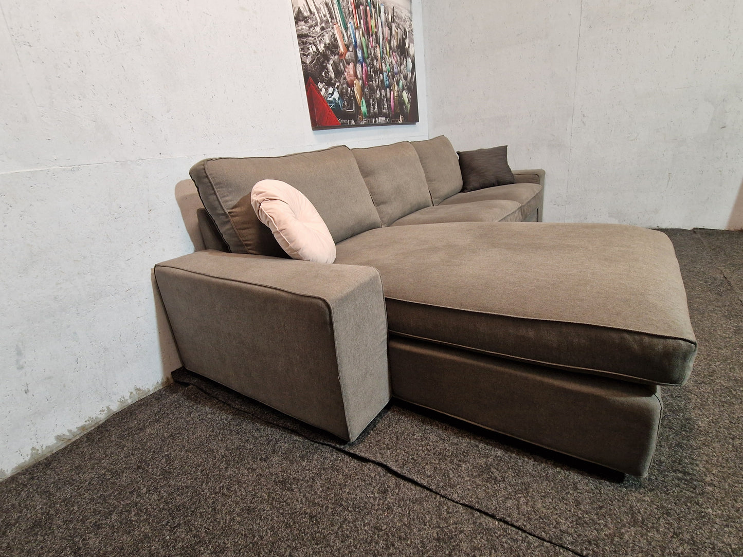 HJØRNESOFA #  VENDBAR SJESELONG # NYRENSET # GRATIS FRAKT*