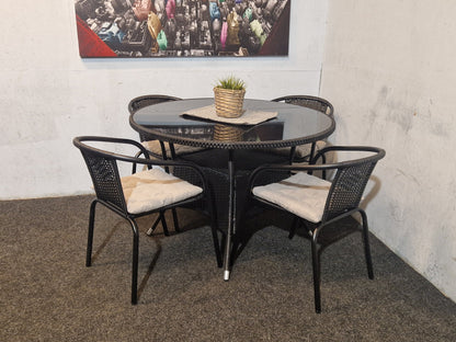 HAGEMØBLER # BORD + 4 STOLER # GRATIS FRAKT*