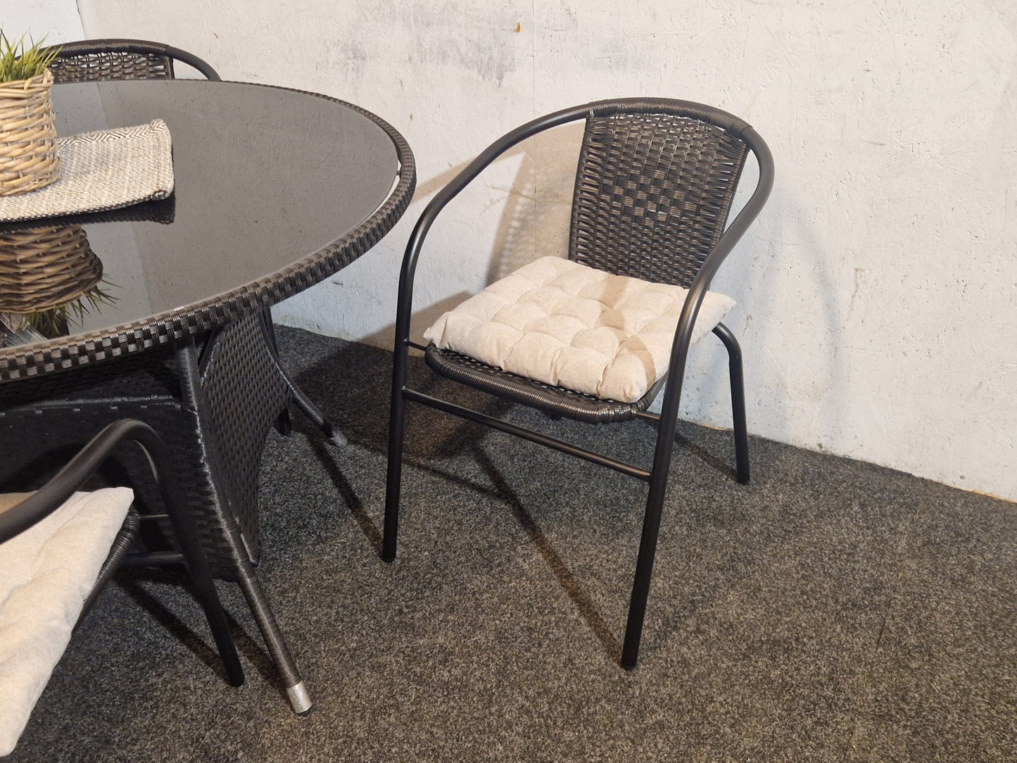 HAGEMØBLER # BORD + 4 STOLER # GRATIS FRAKT*