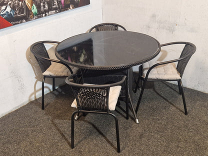 HAGEMØBLER # BORD + 4 STOLER # GRATIS FRAKT*