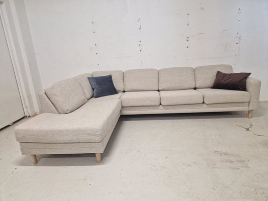 HJØRNESOFA # SJESELONG # BEIGE FARGE # GRATIS FRAKT*